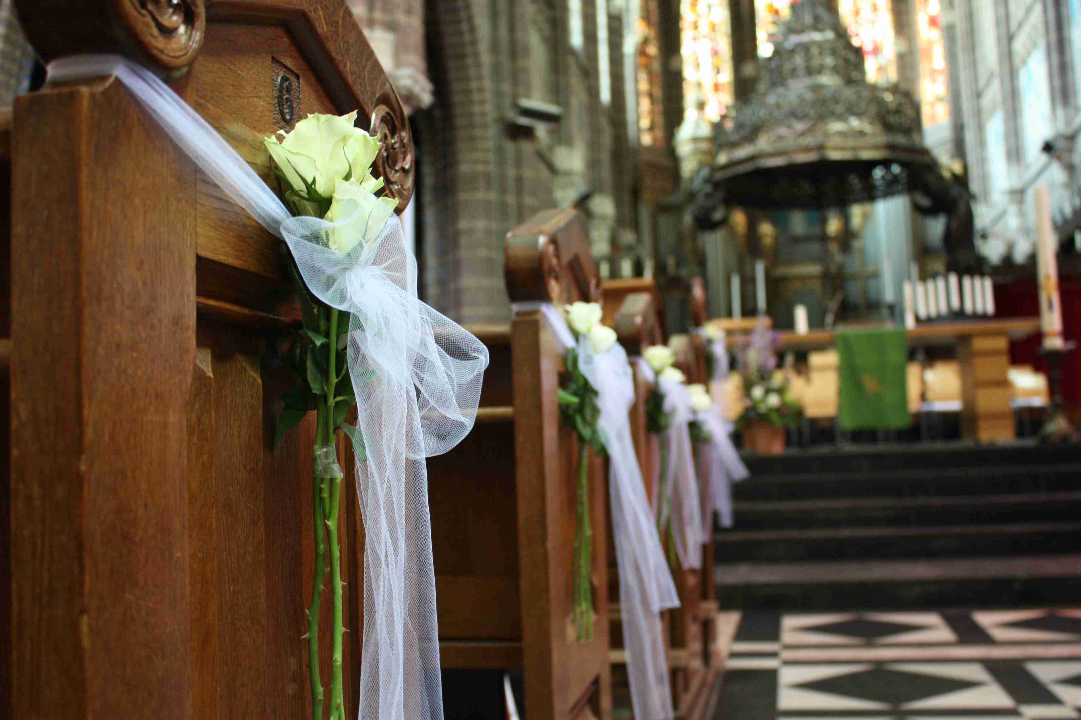 styling bruiloft kerk