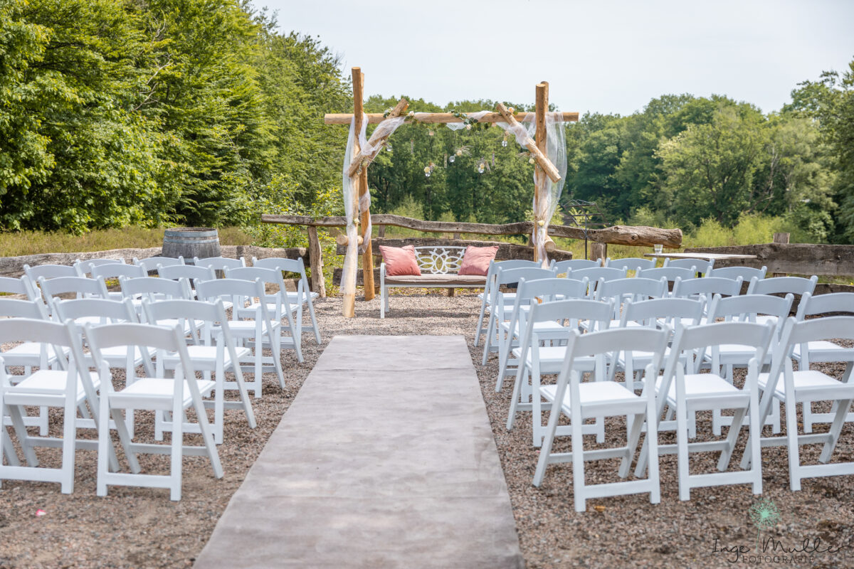 Ceremonie koen en lotte de Uitkijk
